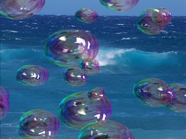 Screenshot of Amazing Bubbles 3D Screensaver 1.1