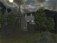 Dark Castle 3D screensaver screenshot. Click to enlarge