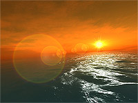 Fantastic Ocean 3D screensaver screenshot. Click to enlarge