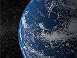 Solar System - Earth 3D screensaver screenshot. Click to enlarge