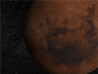 Solar System - Mars 3D screensaver screenshot. Click to enlarge