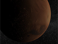 Solar System - Mars 3D screensaver screenshot. Click to enlarge