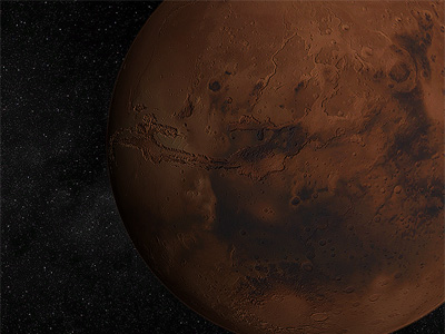 Solar System - Mars 3D screensaver Screenshot