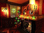 Christmas Magic 3D screensaver screenshot. Click to enlarge