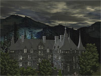 Dark Castle 3D screensaver screenshot. Click to enlarge
