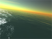 Fantastic Ocean 3D screensaver screenshot. Click to enlarge