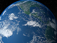 Solar System - Earth 3D screensaver screenshot. Click to enlarge