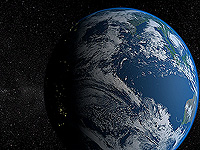 Solar System - Earth 3D screensaver screenshot. Click to enlarge